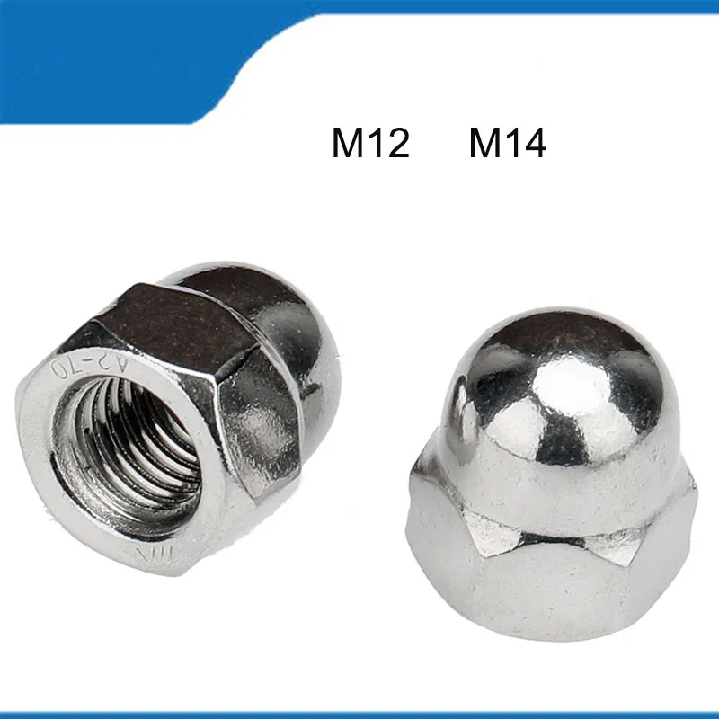 Бесплатная доставка, гайка с колпачком, 5 шт., M12 M14 304, Высококачественная декоративная крышка из нержавеющей стали, гайки с колпачком 
Бесплатная доставка, гайка с колпачком, 5 шт., M12 M14 304, Высококачественная декоративная крышка из нержавеющей стали, гайки с колпачком