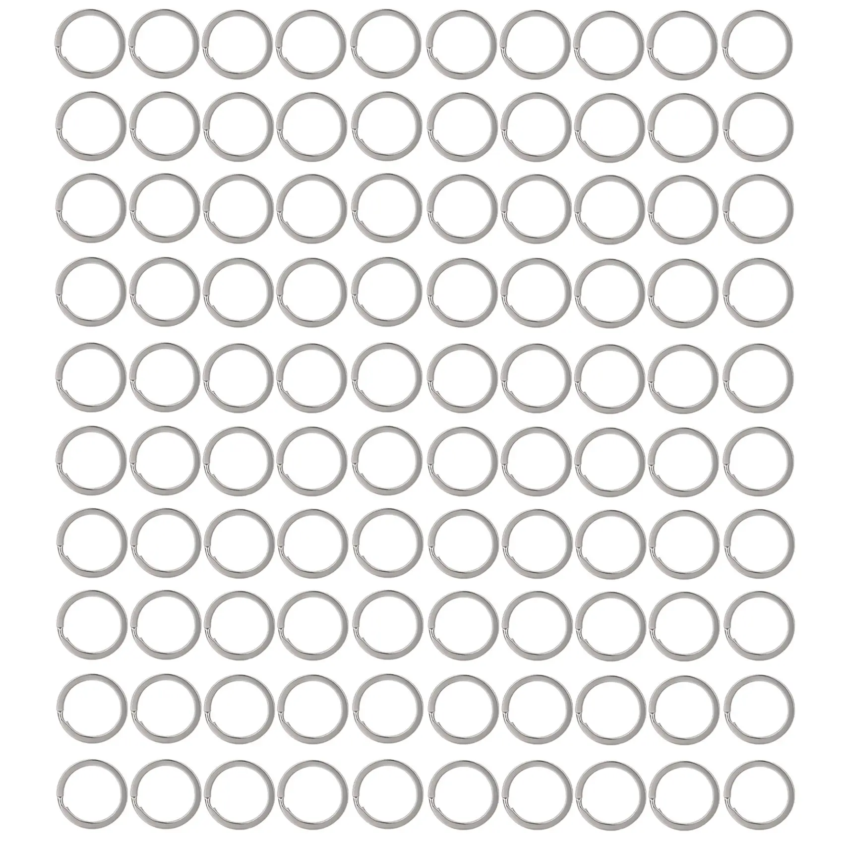 100 PCS Key Ring 304 Stainless Steel Split Ring Flat Key Ring Car Key Ring Silver 32 mm
100 PCS Key Ring 304 Stainless Steel Split Ring Flat Key Ring Car Key Ring Silver 32 mm