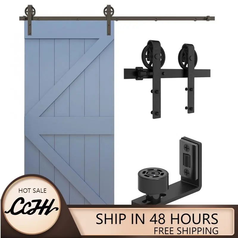 CCJH Sliding Door Track Barn Door Hardware Kit Closet Rail Roller Accessory Middle Wheel J Type with Adjustable Floor Guide
CCJH Sliding Door Track Barn Door Hardware Kit Closet Rail Roller Accessory Middle Wheel J Type with Adjustable Floor Guide