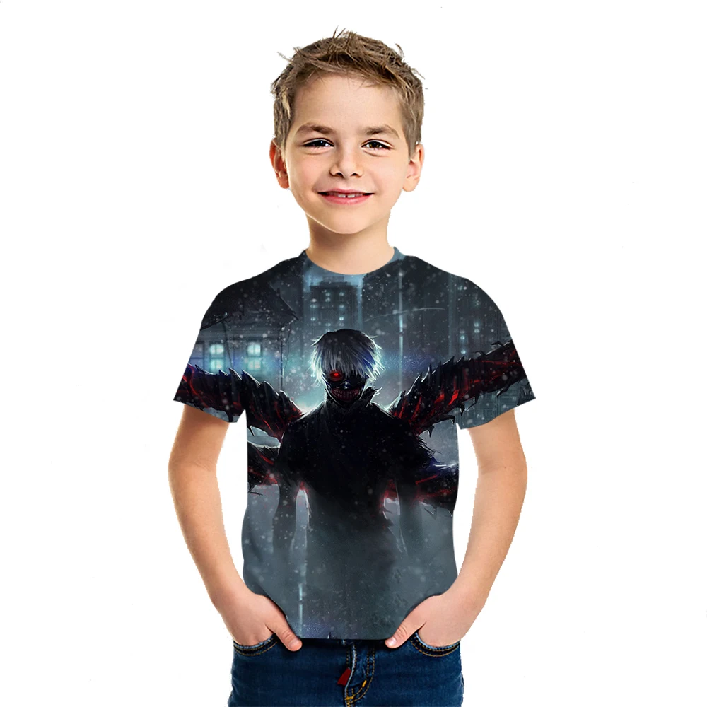 Tokyo Ghoul Anime Children's 3D Printed Cotton Comfortable Short Sleeve Casual Versatile Harajuku Style T-Shirt Cool Street Top
Tokyo Ghoul Anime Children's 3D Printed Cotton Comfortable Short Sleeve Casual Versatile Harajuku Style T-Shirt Cool Street Top