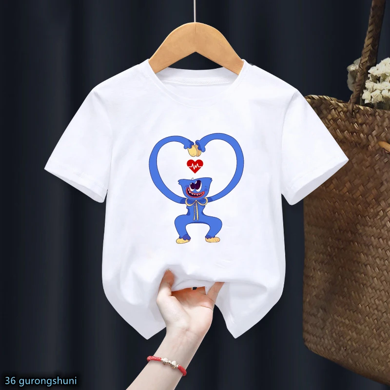 2022 Boys T-Shirts Huggy Wuggy Horror Toy Poppy Playtime Cartoon Print Girls T Shirts Fashion Children Tshirts 3-14 Years Old
2022 Boys T-Shirts Huggy Wuggy Horror Toy Poppy Playtime Cartoon Print Girls T Shirts Fashion Children Tshirts 3-14 Years Old