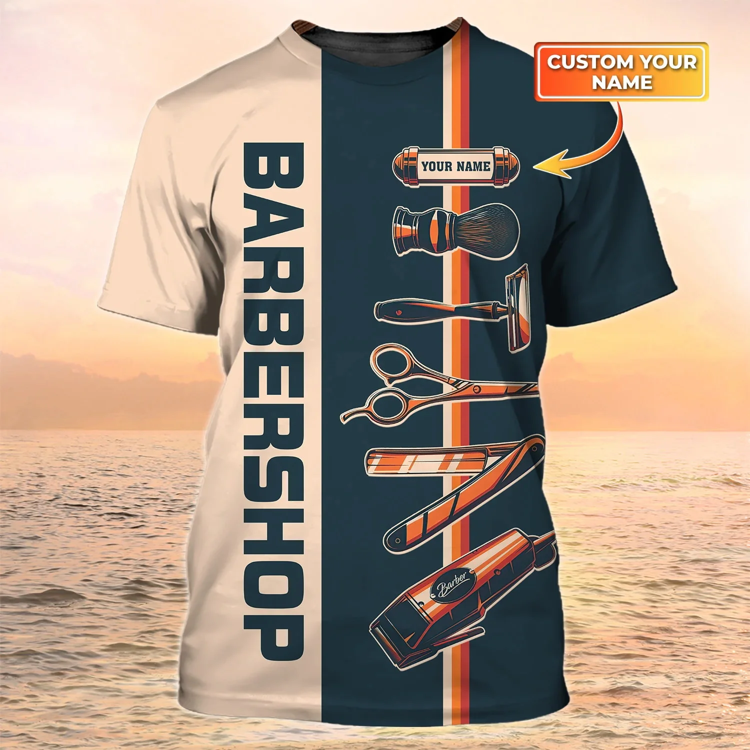 Newest Summer Men‘s T-shirt Barber Personalized Name 3D Printed t shirt Unisex Casual Shirt Barber Tools cosplay Uniform DW90
Newest Summer Men‘s T-shirt Barber Personalized Name 3D Printed t shirt Unisex Casual Shirt Barber Tools cosplay Uniform DW90