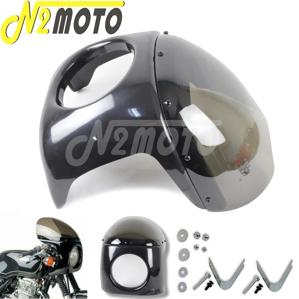 Прозрачный чехол для мотоцикла Cafe Racer, защитная маска для фар, 7 дюймов, Универсальный козырек на лобовое стекло для Bonneville, Yamaha, Suzuki
Прозрачный чехол для мотоцикла Cafe Racer, защитная маска для фар, 7 дюймов, Универсальный козырек на лобовое стекло для Bonneville, Yamaha, Suzuki