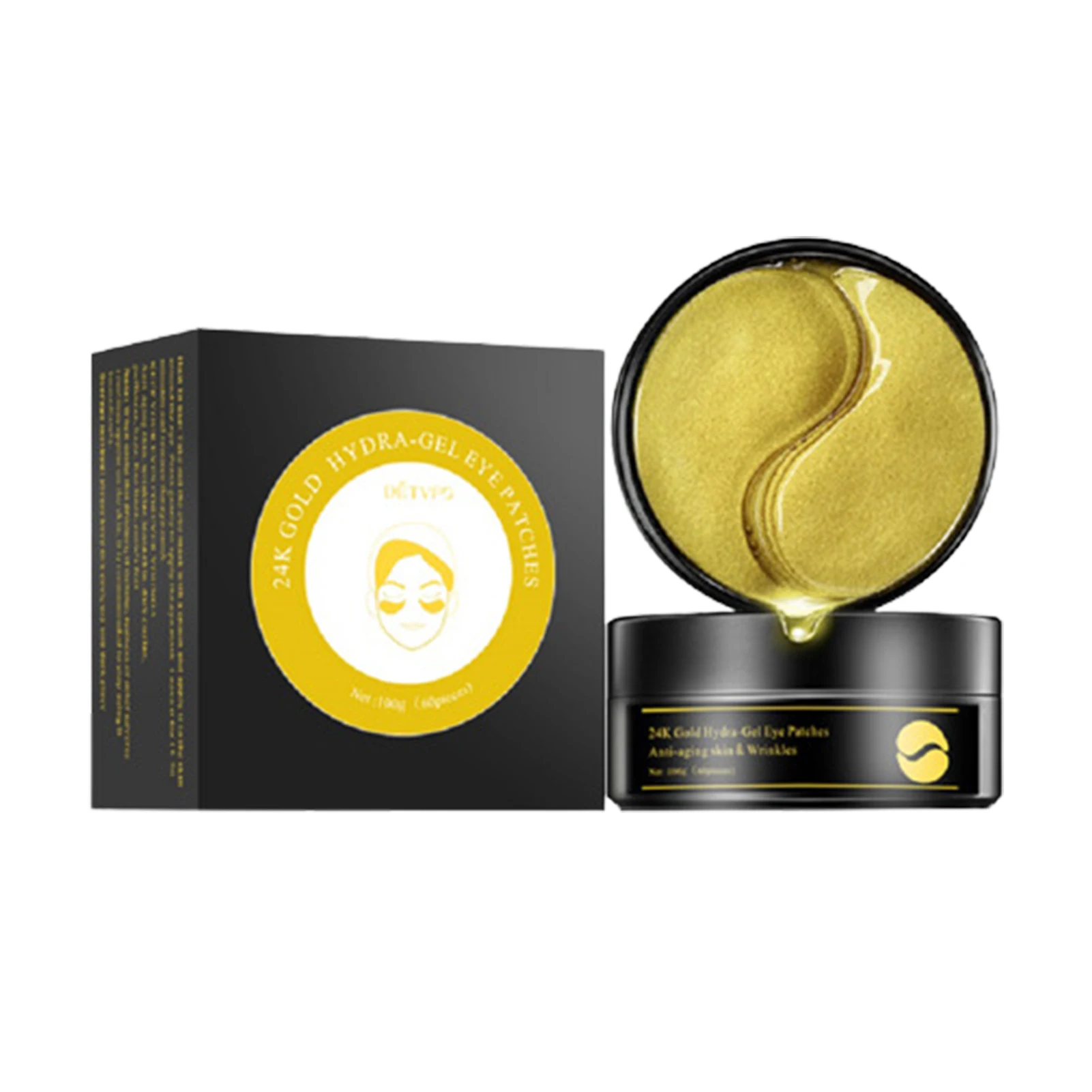 Anti-Aging Eye Patches 24k Gold Collagen Eye Mask Under Eye Gel Pads Skin Care Firming Moisturizing Reduce Dark Circle Puffiness
Anti-Aging Eye Patches 24k Gold Collagen Eye Mask Under Eye Gel Pads Skin Care Firming Moisturizing Reduce Dark Circle Puffiness