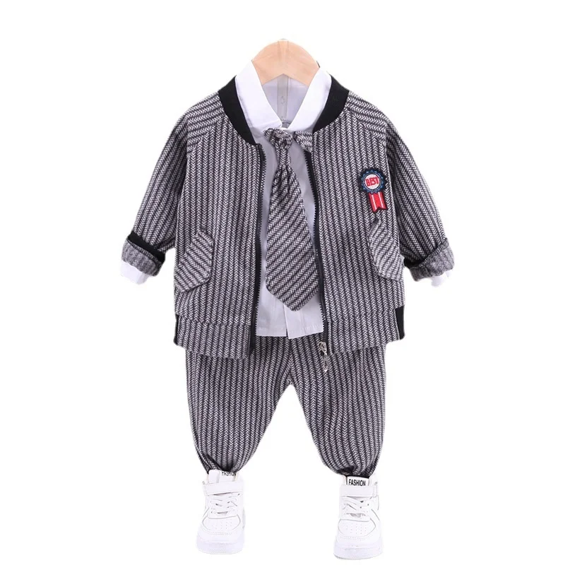 New Spring Autumn Baby Boys Clothing Children Fashion Coat Shirt Pants 3Pcs/Sets Toddler Casual Costume Kids Gentleman Clothes
New Spring Autumn Baby Boys Clothing Children Fashion Coat Shirt Pants 3Pcs/Sets Toddler Casual Costume Kids Gentleman Clothes
