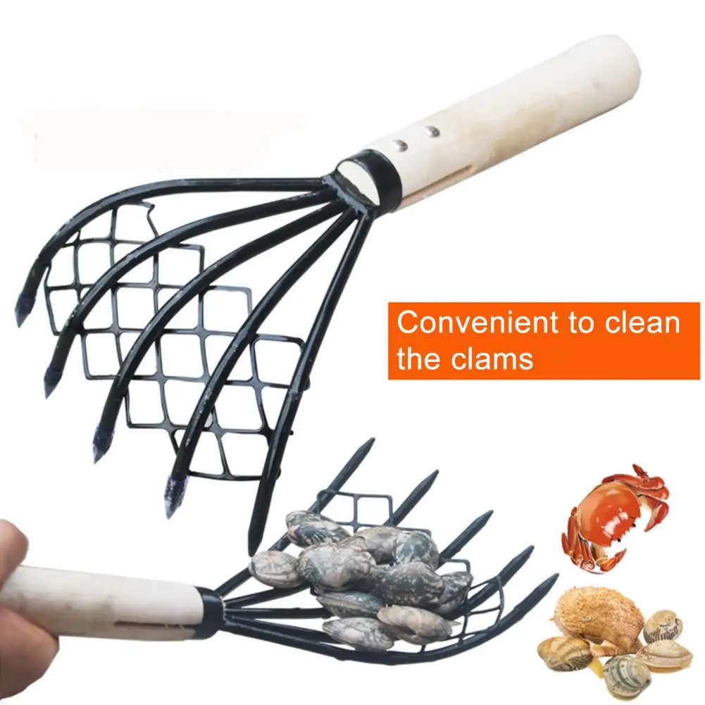 2Pcs/Set Steel Clam Rakes with Wooden Handle Mesh Pocket Seafood Shell Digger Tool Clam Rakes Beach Clamming Accessories
2Pcs/Set Steel Clam Rakes with Wooden Handle Mesh Pocket Seafood Shell Digger Tool Clam Rakes Beach Clamming Accessories