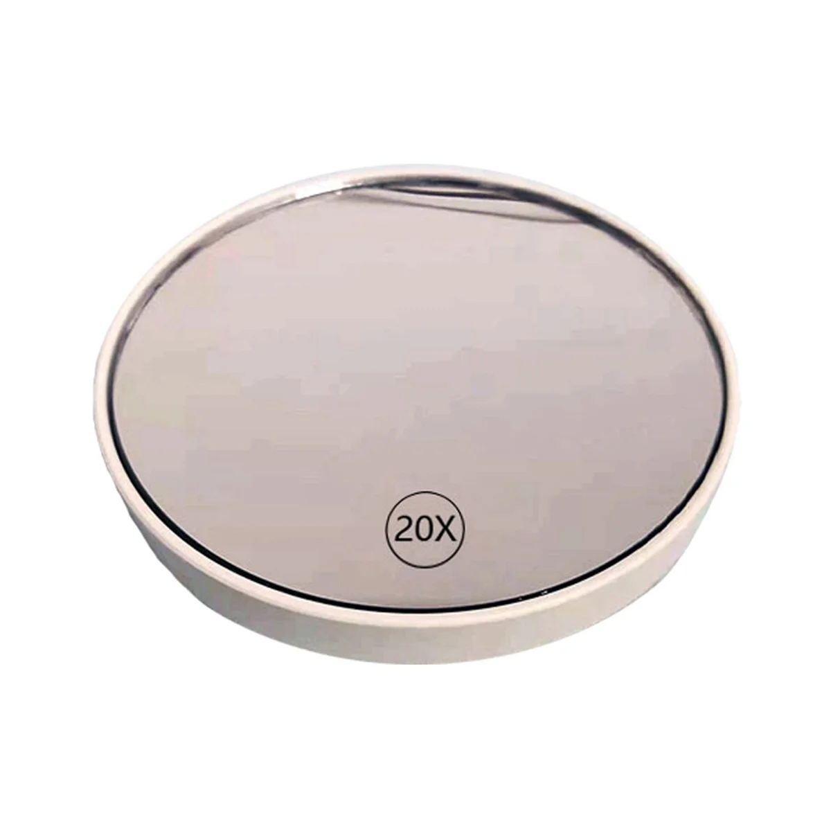 Anti-Fog Magnifying Makeup Mirror Suction Cup Vanity Mirror 20X Handheld Magnifying Makeup Mirror with Handle,White
Anti-Fog Magnifying Makeup Mirror Suction Cup Vanity Mirror 20X Handheld Magnifying Makeup Mirror with Handle,White