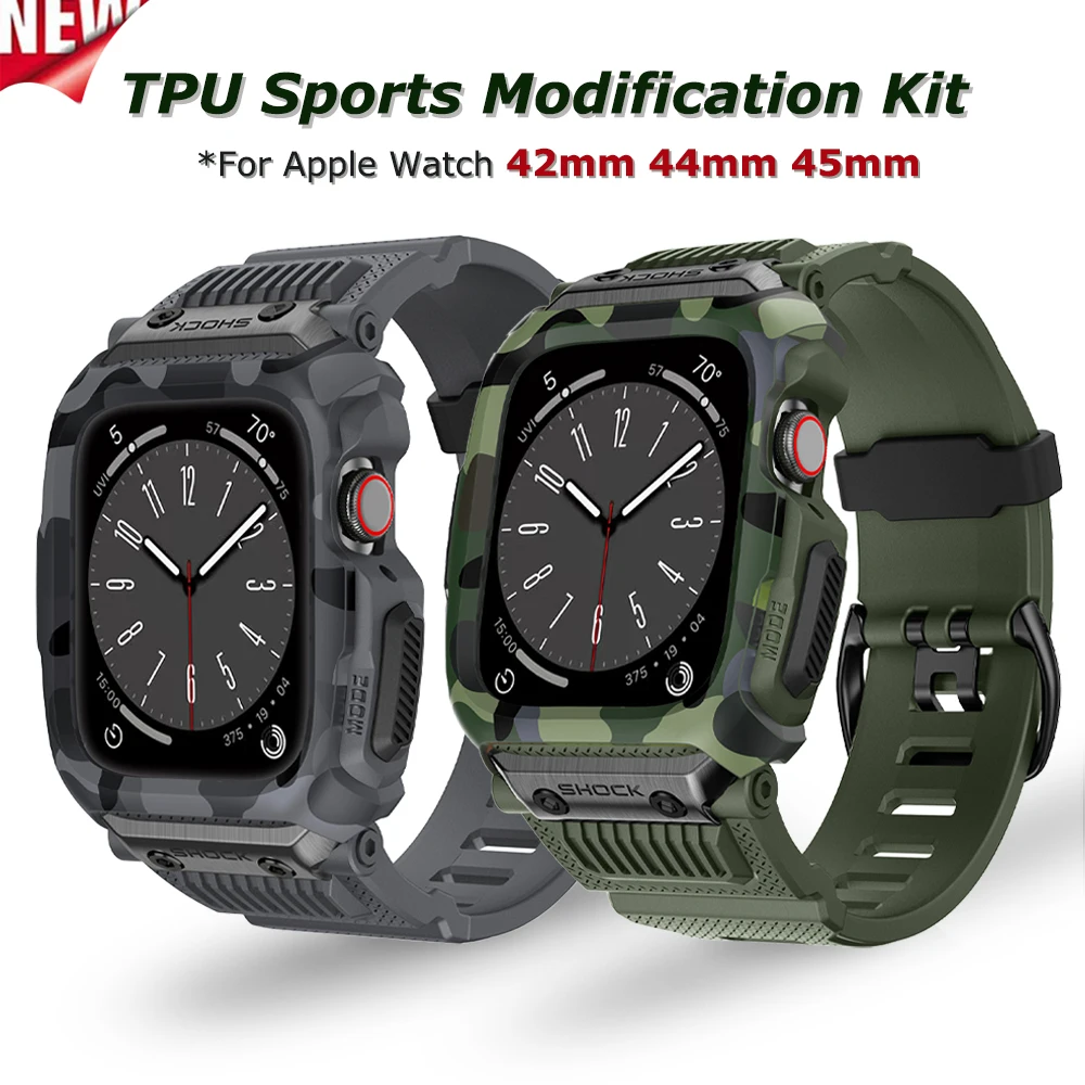 Case+Strap For Apple Watch 8 45mm 44mm 42MM Metal Bracelet Full Protective Cover Sport TPU Band for Iwatch Series 8 7 6 Se 5 4 3
Case+Strap For Apple Watch 8 45mm 44mm 42MM Metal Bracelet Full Protective Cover Sport TPU Band for Iwatch Series 8 7 6 Se 5 4 3