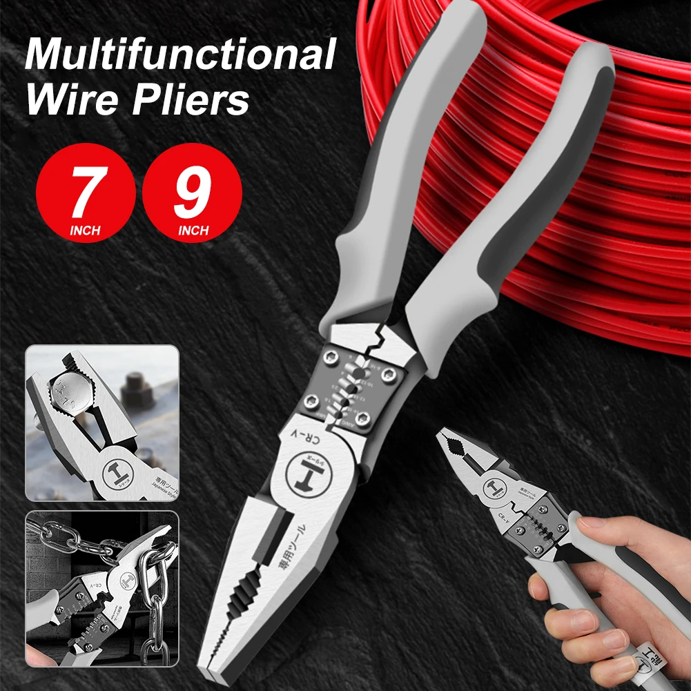 New Multifunctional Universal Diagonal Pliers Needle Nose Pliers Hardware Tools Universal Wire Cutters Electrician Wire Pliers
New Multifunctional Universal Diagonal Pliers Needle Nose Pliers Hardware Tools Universal Wire Cutters Electrician Wire Pliers