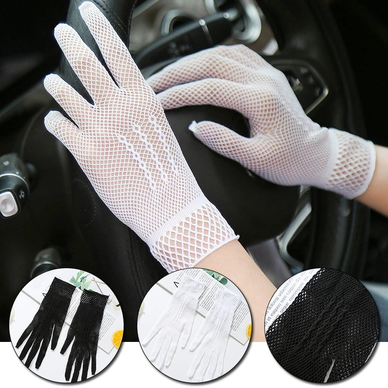 1pair Women Fashion Mesh Fishnet Gloves Lace Finger Bride Mittens Uv-proof Driving Gloves Ladies Evening Party Accessory
1pair Women Fashion Mesh Fishnet Gloves Lace Finger Bride Mittens Uv-proof Driving Gloves Ladies Evening Party Accessory