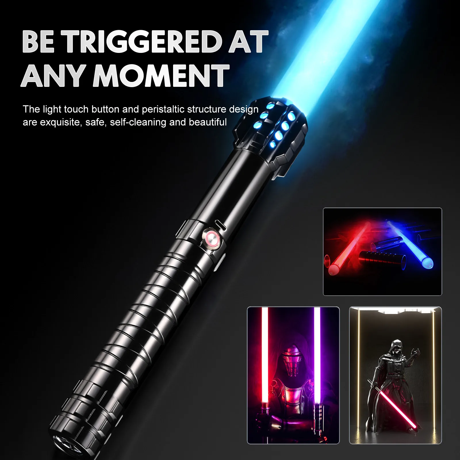 CARIBEBE RGB Lightsaber With 15 Colors 7 Duel Sound Effects Metal Handle USB Charging Party Toys Cosplay Gift
CARIBEBE RGB Lightsaber With 15 Colors 7 Duel Sound Effects Metal Handle USB Charging Party Toys Cosplay Gift