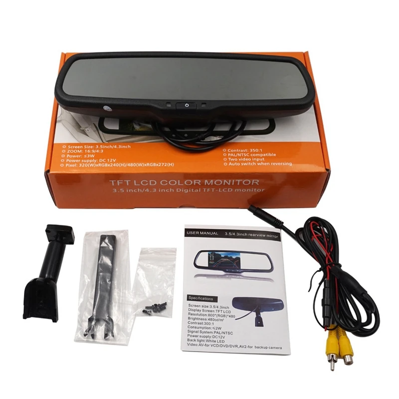 Universal AHD 4.3Inch TFT LCD Interior Replacement Rear View Mirror Car Monitor 2Ch Video Input
Universal AHD 4.3Inch TFT LCD Interior Replacement Rear View Mirror Car Monitor 2Ch Video Input