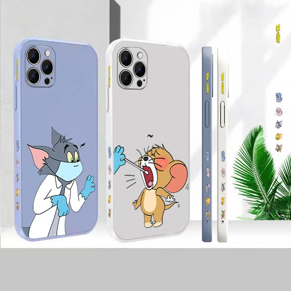 Funny Cute Tom And Jerry Anime Phone Case For Apple iPhone 14 13 12 11 Pro Max Mini 7 8 X XS XR SE Plus Liquid Silicone Cover
Funny Cute Tom And Jerry Anime Phone Case For Apple iPhone 14 13 12 11 Pro Max Mini 7 8 X XS XR SE Plus Liquid Silicone Cover