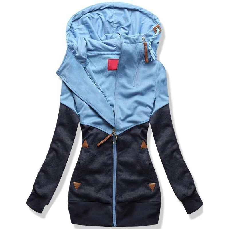 Casual Hoodie Slim Fit Long Sleeve Pockets Autumn Winter Women Hooded Daily Sport Women Top Pure Color Stitching Hoodies Clothes
Casual Hoodie Slim Fit Long Sleeve Pockets Autumn Winter Women Hooded Daily Sport Women Top Pure Color Stitching Hoodies Clothes