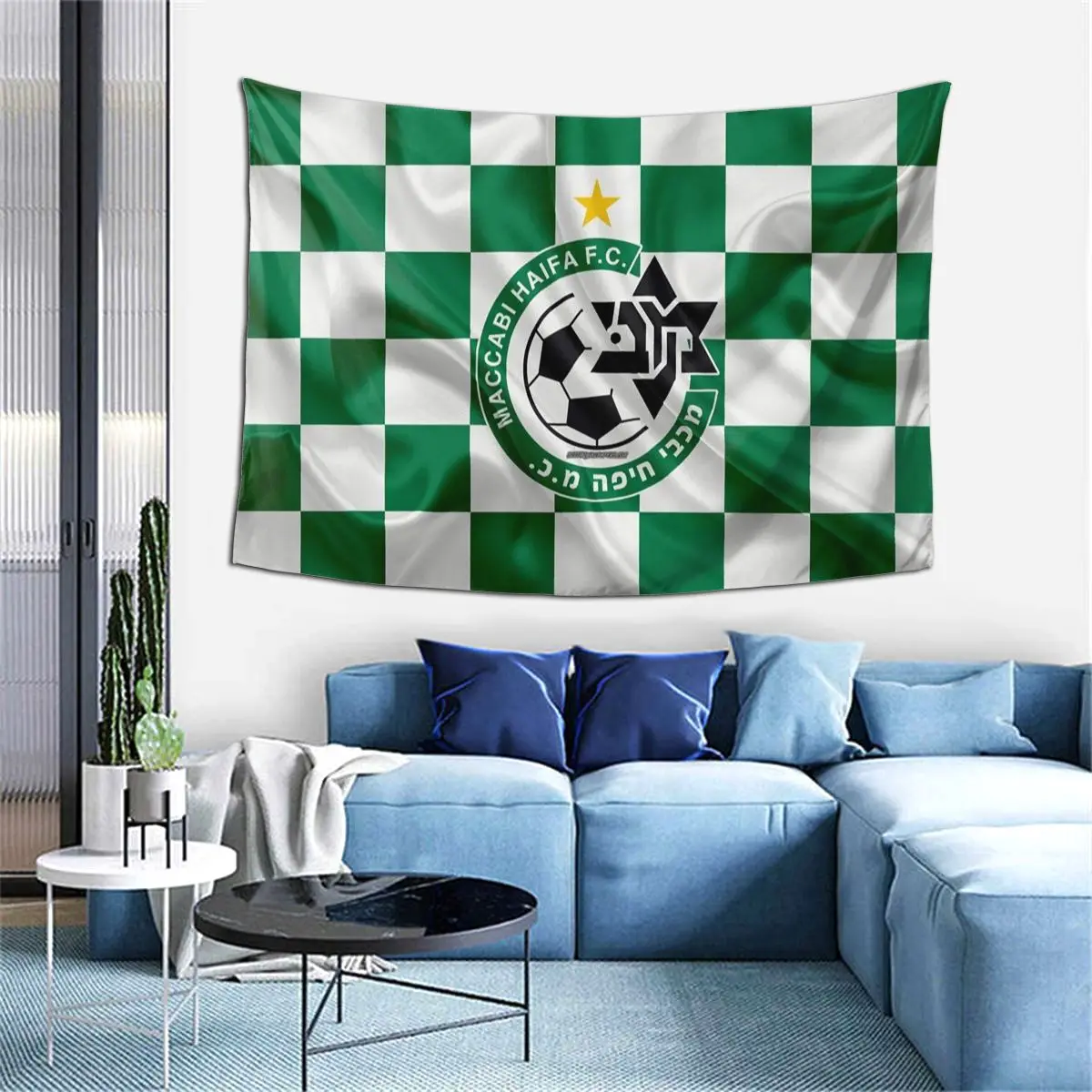 Maccabi Haifa FC Soft Wall Decor Tapestry Hanging horizontal Tapestry For Bedroom, Living Room, Dorm Home Wall Decor 60x40in
Maccabi Haifa FC Soft Wall Decor Tapestry Hanging horizontal Tapestry For Bedroom, Living Room, Dorm Home Wall Decor 60x40in