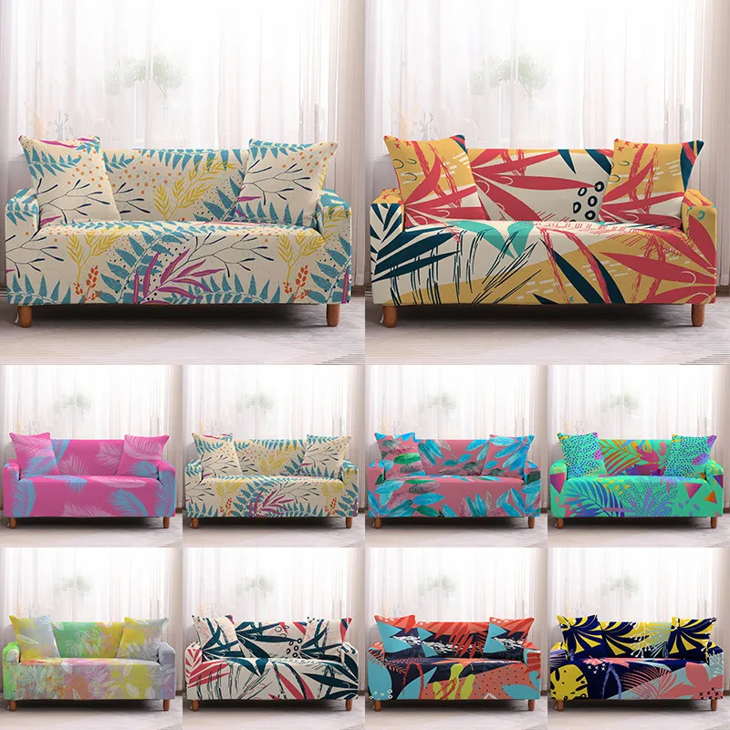 Elastic Sofa Cover for Living Room Stretch Colorful Leaves Printed Couch Cover Non-Slip Sofa Slipcover Protector 1/2/3/4 Seater
Elastic Sofa Cover for Living Room Stretch Colorful Leaves Printed Couch Cover Non-Slip Sofa Slipcover Protector 1/2/3/4 Seater