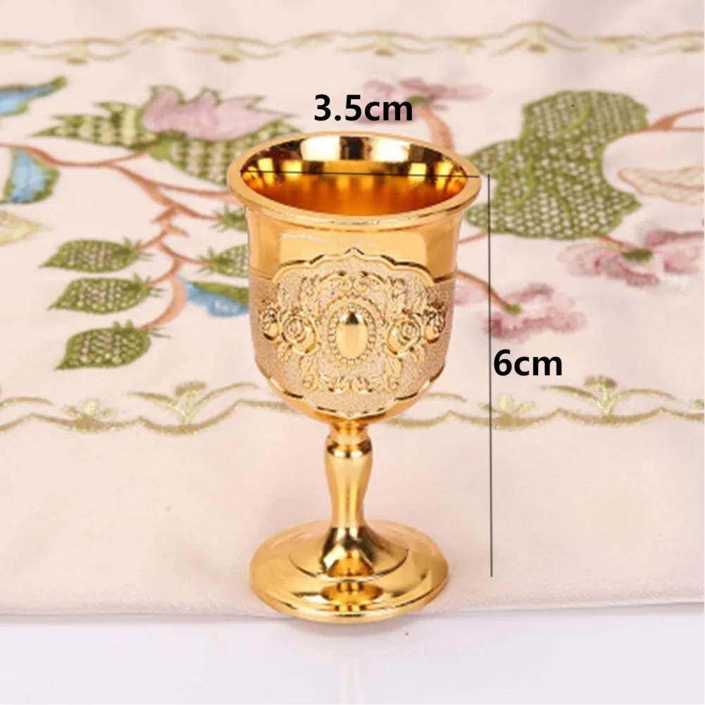 Alloy Wine Cup 20~30ml Gold European Style Home Bar Drink Retro Creative Drinks Cup
Alloy Wine Cup 20~30ml Gold European Style Home Bar Drink Retro Creative Drinks Cup