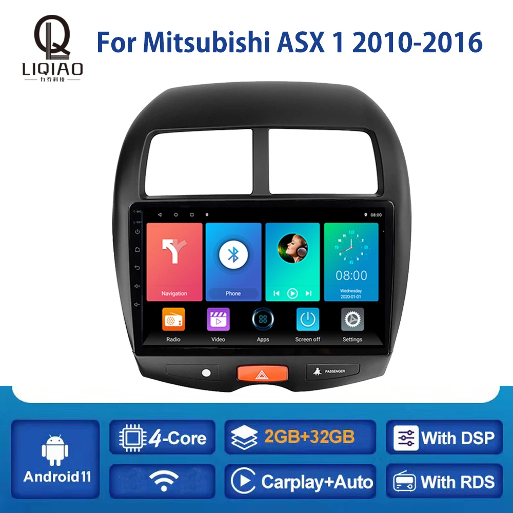 Автомагнитола LIQIAO для Mitsubishi ASX 1 2010-2016 Carplay Multimidia, видеоплеер с навигацией, GPS, камера заднего вида, BT, Wi-Fi, USB
Автомагнитола LIQIAO для Mitsubishi ASX 1 2010-2016 Carplay Multimidia, видеоплеер с навигацией, GPS, камера заднего вида, BT, Wi-Fi, USB