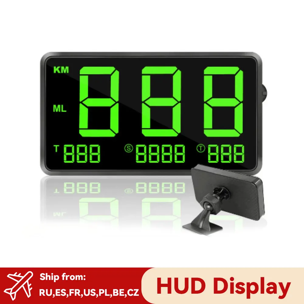 Car Hud Head Up Display GPS Speedometer 4.5 Inch Screen Universal Digital Dashboard Speed Alarm for Motorcycle Boat Odometer
Car Hud Head Up Display GPS Speedometer 4.5 Inch Screen Universal Digital Dashboard Speed Alarm for Motorcycle Boat Odometer