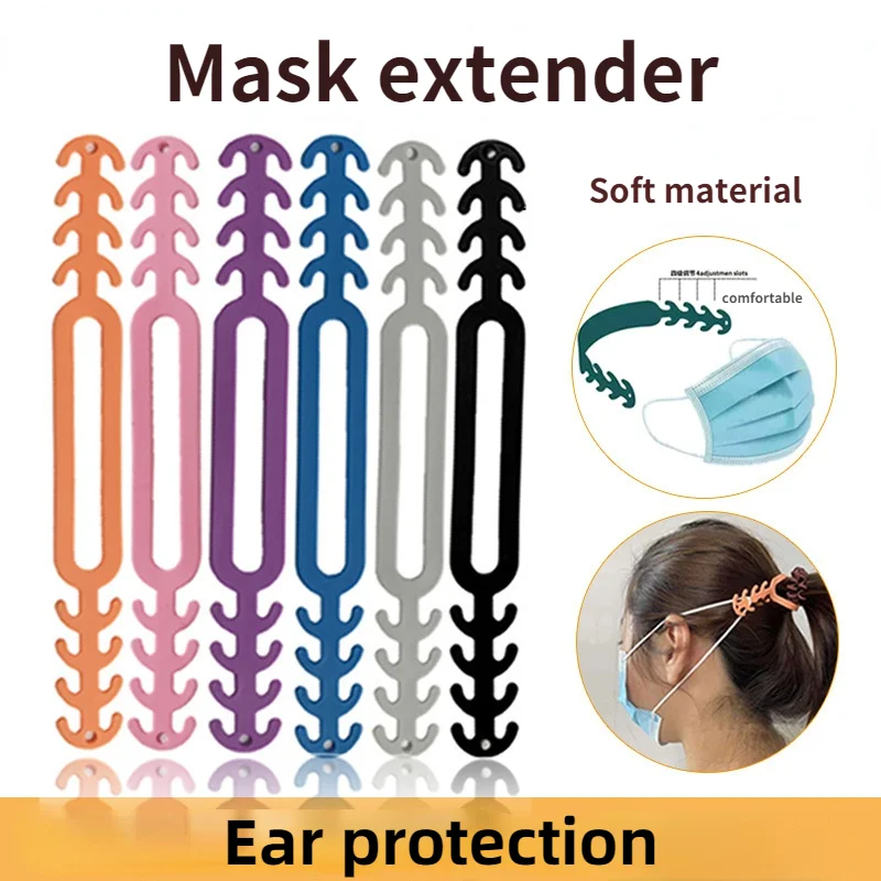 Silicone Mask Strap Extender with Buttons,Adjustable Anti-Slip,Protector Relieve Ear Pain,Anti-Tightening Soft Saver Ear Holder
Silicone Mask Strap Extender with Buttons,Adjustable Anti-Slip,Protector Relieve Ear Pain,Anti-Tightening Soft Saver Ear Holder