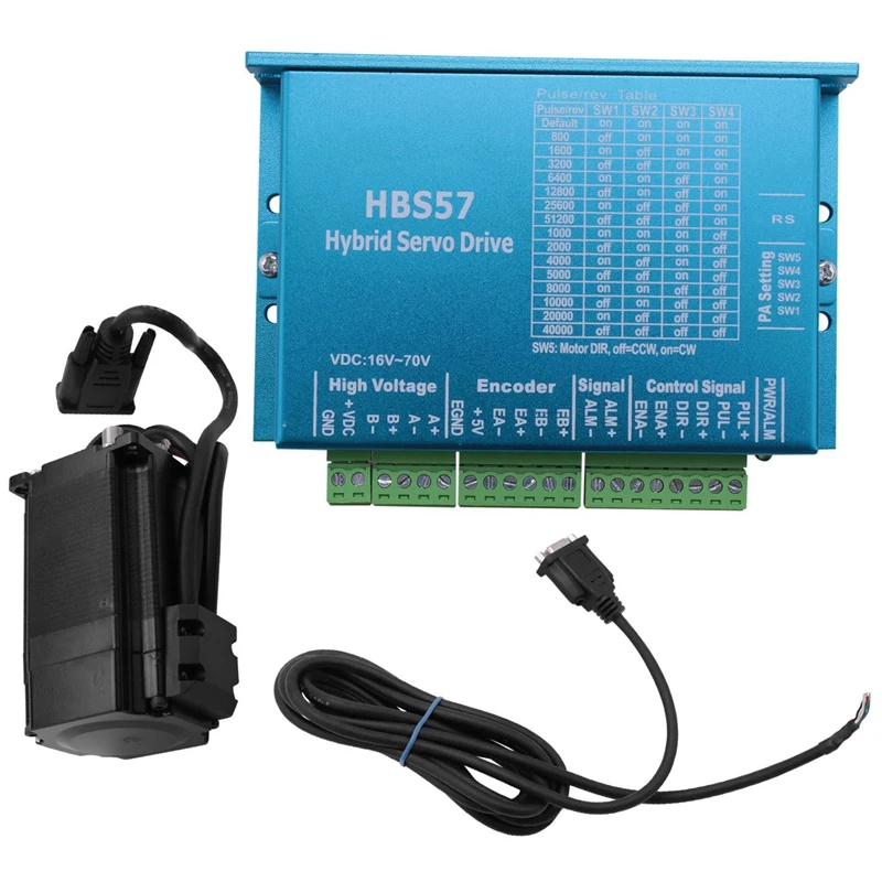 23 Stepper Motor Driver 2.2Nm Servo Motor 57HSE2.2N+For HBS57 Closed-Loop Step Motor 2.2NM 57 Hybrid Closed Loop 2-Phase.
23 Stepper Motor Driver 2.2Nm Servo Motor 57HSE2.2N+For HBS57 Closed-Loop Step Motor 2.2NM 57 Hybrid Closed Loop 2-Phase.