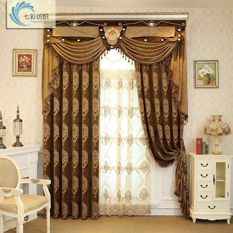 New European Luxury Pretty Chenille Jacquard Blackout Embroidery Customization Curtains for Living Dining Room Bedroom
New European Luxury Pretty Chenille Jacquard Blackout Embroidery Customization Curtains for Living Dining Room Bedroom