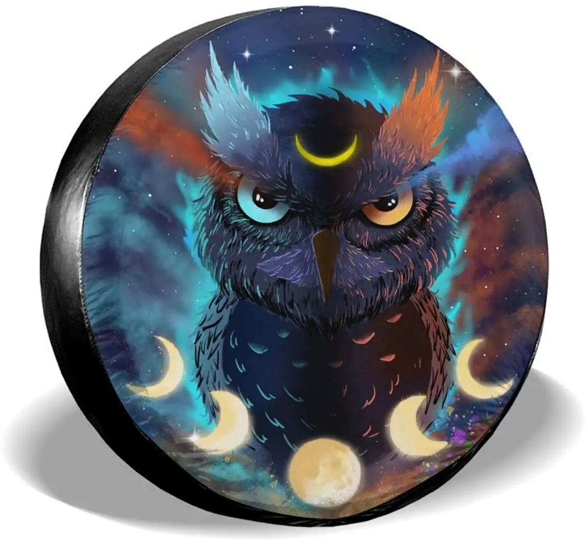 Majoug Spare Tire Cover Owl Moon Waterproof Sun Dust-Proof Universal Wheel Protection Covers Fit for Trailer,Rv,SUV Truck and Ma
Majoug Spare Tire Cover Owl Moon Waterproof Sun Dust-Proof Universal Wheel Protection Covers Fit for Trailer,Rv,SUV Truck and Ma