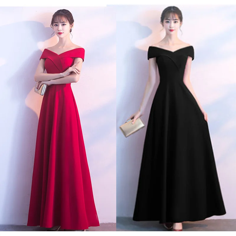 2023 Summer Bride Toast Dress Long Dress Wedding Banquet Evening Dress One-shoulder Slim Dress
2023 Summer Bride Toast Dress Long Dress Wedding Banquet Evening Dress One-shoulder Slim Dress