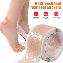 100cm Gel Heel Protector Foot Patches Adhesive Blister Pads Heel Liner Shoes Stickers Pain Relief Plaster Foot Care Cushion Grip