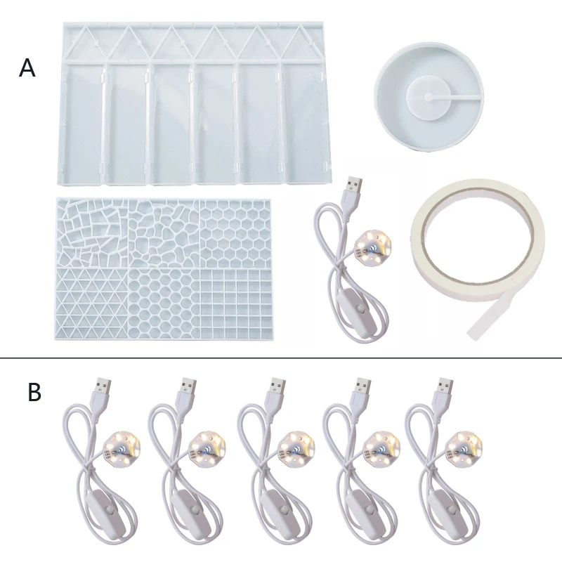 Mosaic Resin Mold Light Silicone Mold for Epoxy Resin Casting Hexagonal Storage Tank Candle Holder Mold Home Decor
Mosaic Resin Mold Light Silicone Mold for Epoxy Resin Casting Hexagonal Storage Tank Candle Holder Mold Home Decor