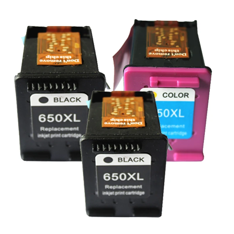 Compatible HP 650 Ink Cartridge For CZ101AE CZ102A Black & Tri-color Inks For HP Deskjet 1015 1515 2515 2545 2645 3515 4645
Compatible HP 650 Ink Cartridge For CZ101AE CZ102A Black & Tri-color Inks For HP Deskjet 1015 1515 2515 2545 2645 3515 4645