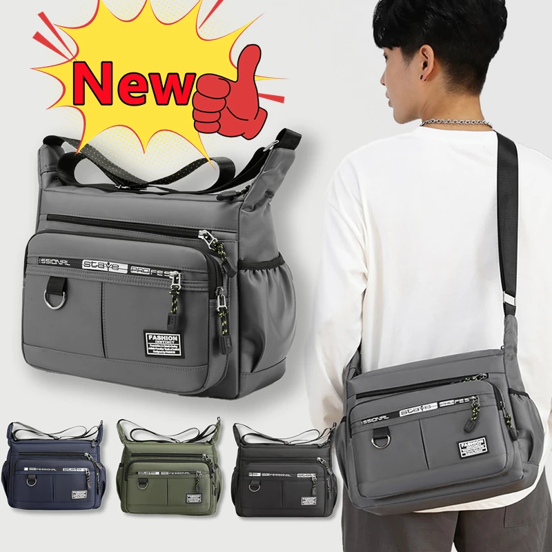 Satchel Shoulder Pack Small Oxford Sling Packs For Messenger Crossbody Waterproof Men Fashion Purse Work Business Bags Men's New
Satchel Shoulder Pack Small Oxford Sling Packs For Messenger Crossbody Waterproof Men Fashion Purse Work Business Bags Men's New