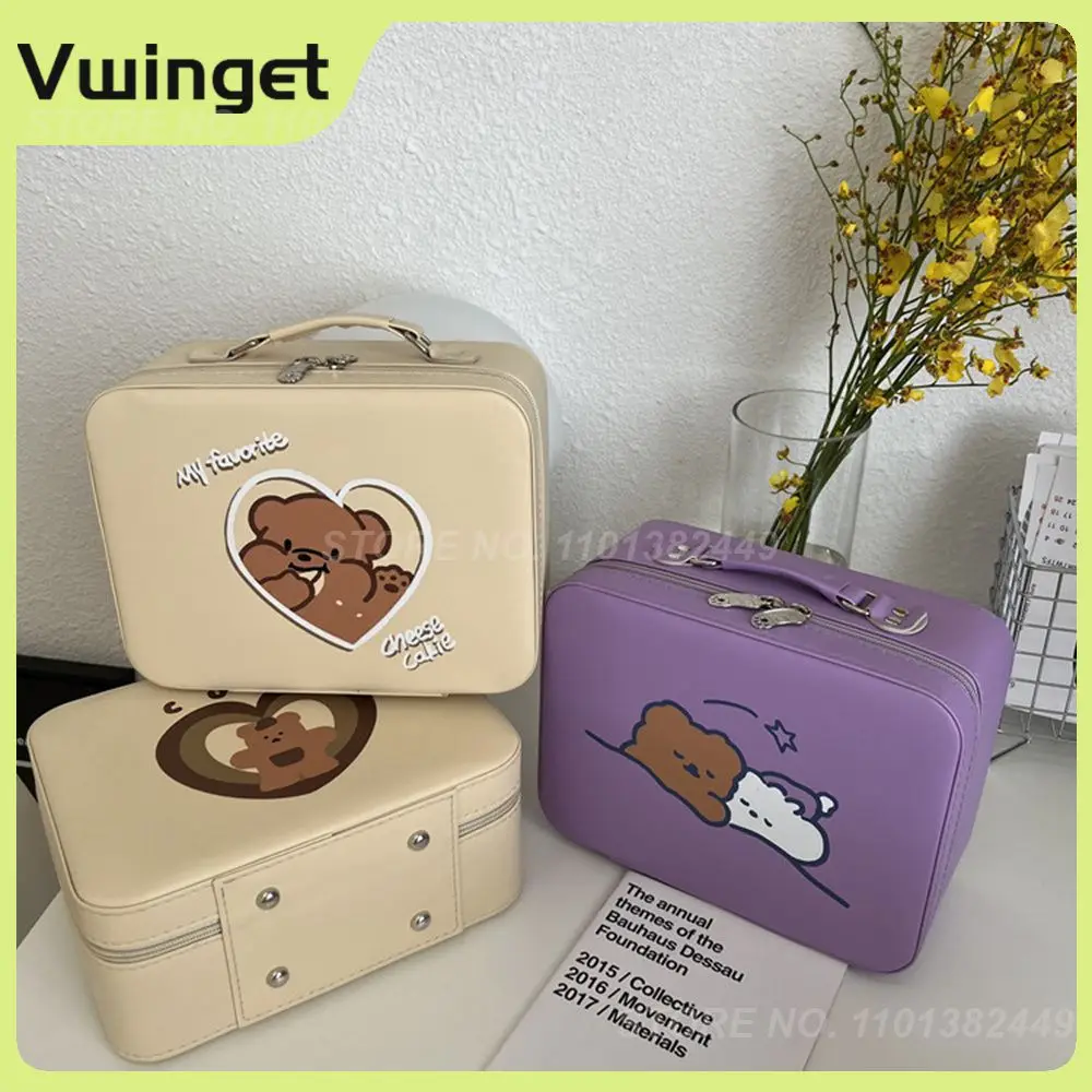 Hand-held Cosmetic Bag Pink Easy To Carry Storage Bag Beige White Considerable Capacity Cosmetic Storage Box Storage Tool Blue
Hand-held Cosmetic Bag Pink Easy To Carry Storage Bag Beige White Considerable Capacity Cosmetic Storage Box Storage Tool Blue