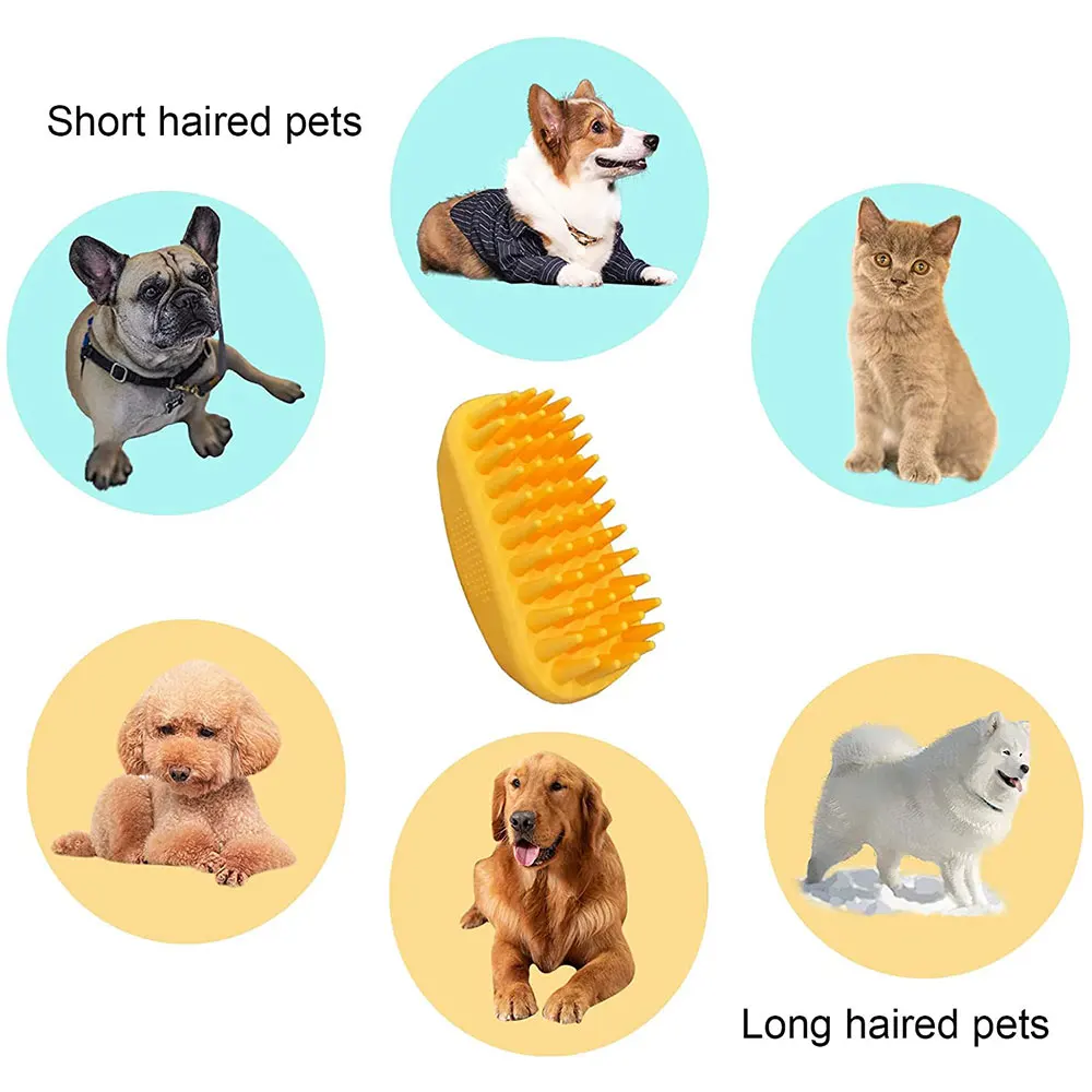 Pet Bath Massage Brush Removes Loose Shed Fur Massage Dog Brush Shampooing TPR Anti Skid Easy to Clean Shower Tool 2020ing
Pet Bath Massage Brush Removes Loose Shed Fur Massage Dog Brush Shampooing TPR Anti Skid Easy to Clean Shower Tool 2020ing