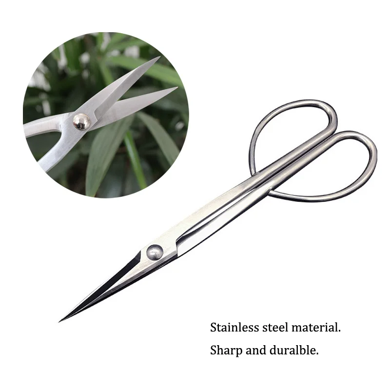 Professional grade 185/210 mm long handle scissors 5CR13 Alloy Steel bonsai tools garden pruning shear
Professional grade 185/210 mm long handle scissors 5CR13 Alloy Steel bonsai tools garden pruning shear