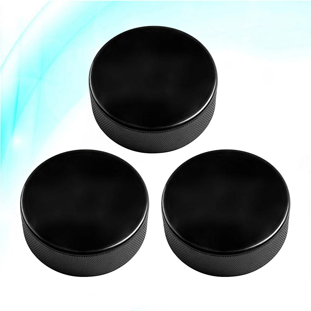 3pcs Natural Rubber Ice Hockey Pucks Standard Hockey Balls Sports Supplies for Practicing Training Game (Black)
3pcs Natural Rubber Ice Hockey Pucks Standard Hockey Balls Sports Supplies for Practicing Training Game (Black)