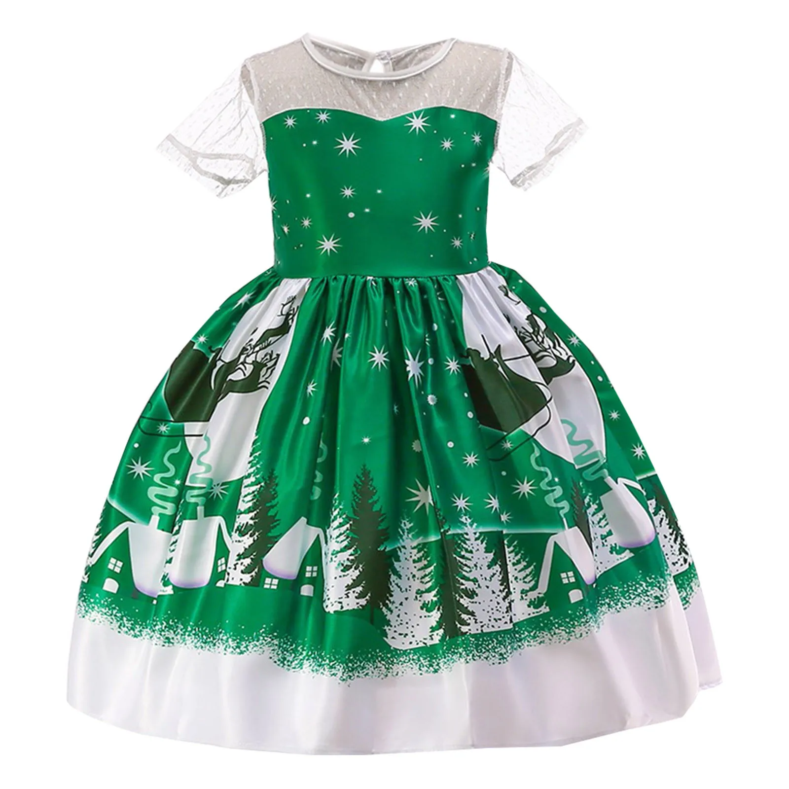 Costume Child Gown Party Christmas Girls Pageant Dance Xmas Dress Princess Kids Girls Girls Plaid Girls Dress Short Sleeve
Costume Child Gown Party Christmas Girls Pageant Dance Xmas Dress Princess Kids Girls Girls Plaid Girls Dress Short Sleeve