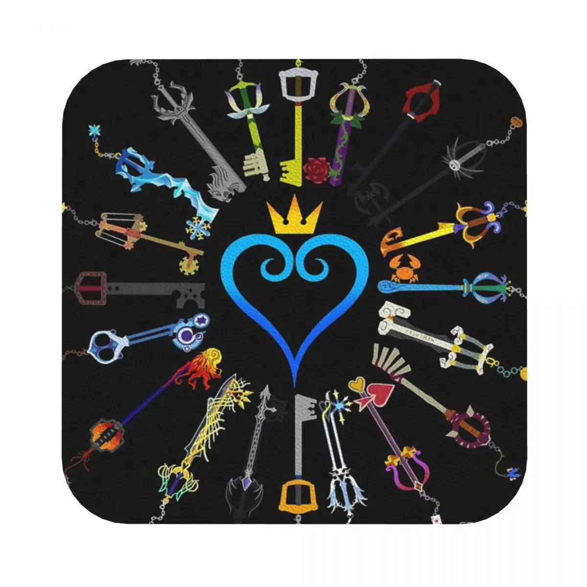 Kingdom Hearts Keyblades набор кожаных подставок of 4 10x 10 см для защиты от пятен
Kingdom Hearts Keyblades набор кожаных подставок of 4 10x 10 см для защиты от пятен