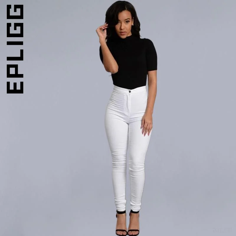 Epligg Women New Pants Trousers Hip Quality Elastic Leg Denim Skinny Pants Elegant Stretch Pant Female Clothes
Epligg Women New Pants Trousers Hip Quality Elastic Leg Denim Skinny Pants Elegant Stretch Pant Female Clothes