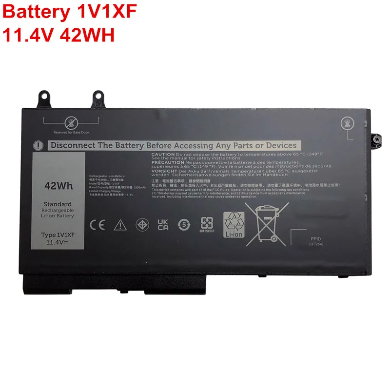11.4V 42WH New Original Laptop Battery 1V1XF For Dell Precision 3540 M3540 Latitude 5400 5410 5500 5510 Bateria R8D7N 4GVMP
11.4V 42WH New Original Laptop Battery 1V1XF For Dell Precision 3540 M3540 Latitude 5400 5410 5500 5510 Bateria R8D7N 4GVMP