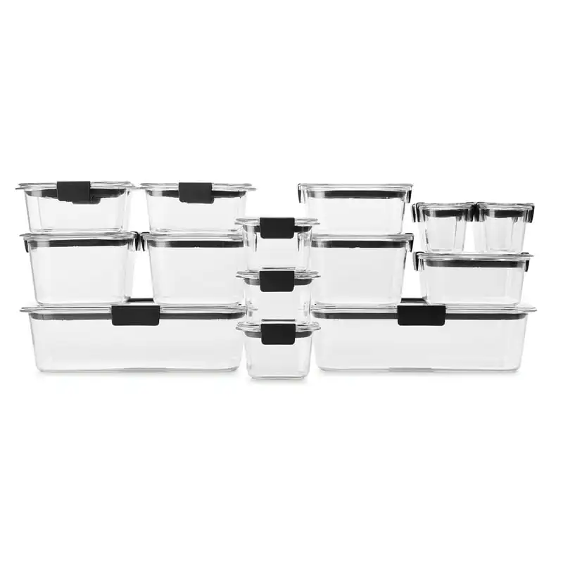 Food Storage Containers, 36 Piece Variety Set, Clear Tritan Plastic Professional Home Kitchenware Cookware
Food Storage Containers, 36 Piece Variety Set, Clear Tritan Plastic Professional Home Kitchenware Cookware