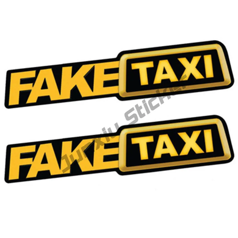 2PCS Interesting FAKE TAXI Car Sticker Waterproof Cover Scratches Bumper Engine Cover Bodywork Windshield Accessories KK13cm
2PCS Interesting FAKE TAXI Car Sticker Waterproof Cover Scratches Bumper Engine Cover Bodywork Windshield Accessories KK13cm