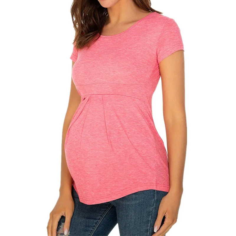 Summer Pregnant Clothes Maternity Short Sleeve Ruffle Ruffle Maternity Shirt Maternity T-Shirt Maternity Clothes Maternity Tops
Summer Pregnant Clothes Maternity Short Sleeve Ruffle Ruffle Maternity Shirt Maternity T-Shirt Maternity Clothes Maternity Tops