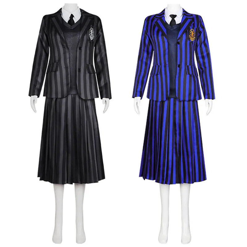 Костюм Энид Синклер на Хэллоуин в среду для косплея, женская рубашка, юбка, пальто, Униформа, костюмы, карнавальный костюм для вечеринки
Костюм Энид Синклер на Хэллоуин в среду для косплея, женская рубашка, юбка, пальто, Униформа, костюмы, карнавальный костюм для вечеринки