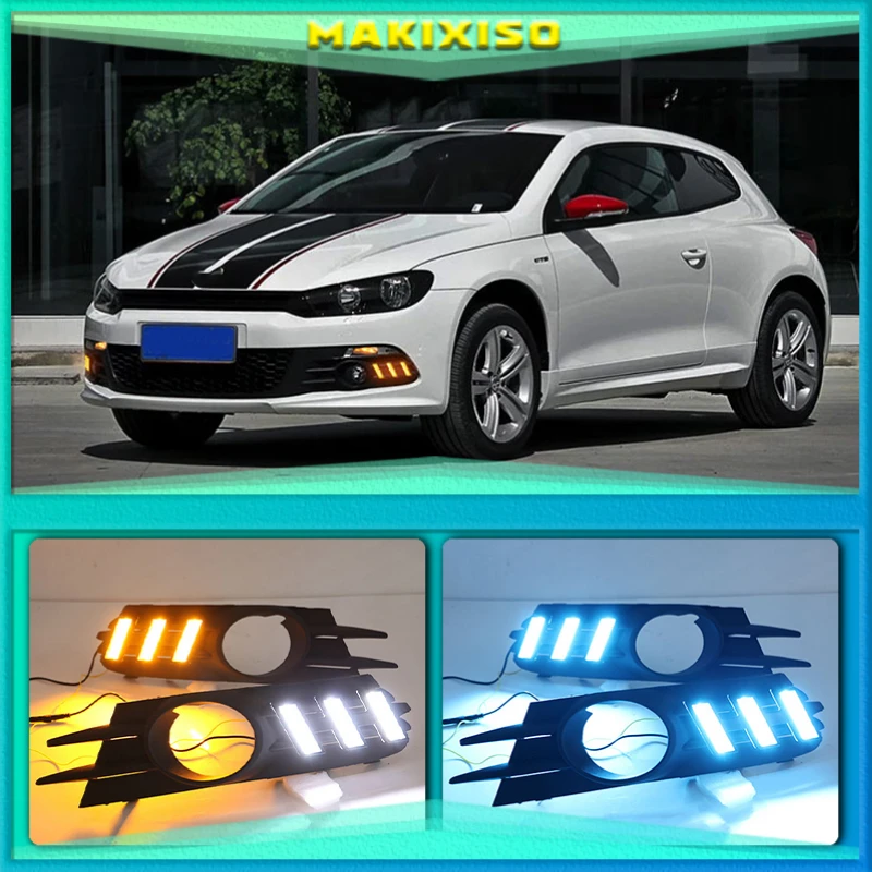 Светодиодные дневные ходовые огни drl для Volkswagen Scirocco 2009-14 с движущимся желтым сигналом поворота и синим ночным светом
Светодиодные дневные ходовые огни drl для Volkswagen Scirocco 2009-14 с движущимся желтым сигналом поворота и синим ночным светом