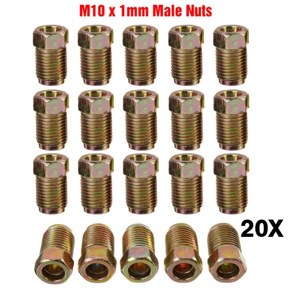 20x Brake Line Fittings End Union Nuts For 3/16\\\\\\\" Tube Inverted Flares Male Zinc 10mm*1mm Accessories
20x Brake Line Fittings End Union Nuts For 3/16\\\\\\\" Tube Inverted Flares Male Zinc 10mm*1mm Accessories