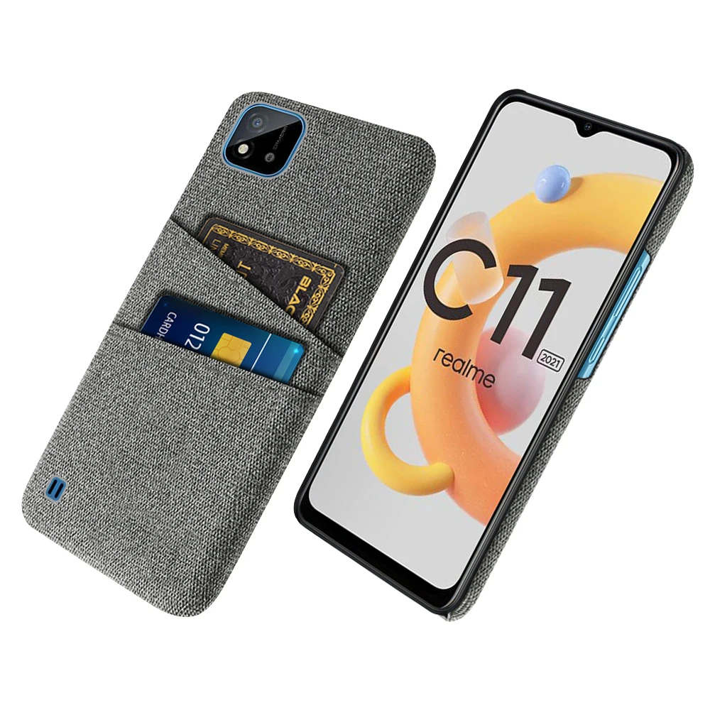 Cloth Case For Realme C11 2021 Case Dual Card Fabric Cloth Luxury Cover for Realme C11 2021 Case RealmeC11 C 11 2020 Funda Coque 
Cloth Case For Realme C11 2021 Case Dual Card Fabric Cloth Luxury Cover for Realme C11 2021 Case RealmeC11 C 11 2020 Funda Coque