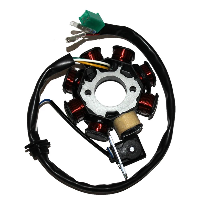 Universal Magneto Durable Portable Magneto 8-coil Stator For Gy6 125cc 150cc Atv Moped Go Kart Scooter Motor Parts Motor Parts
Universal Magneto Durable Portable Magneto 8-coil Stator For Gy6 125cc 150cc Atv Moped Go Kart Scooter Motor Parts Motor Parts