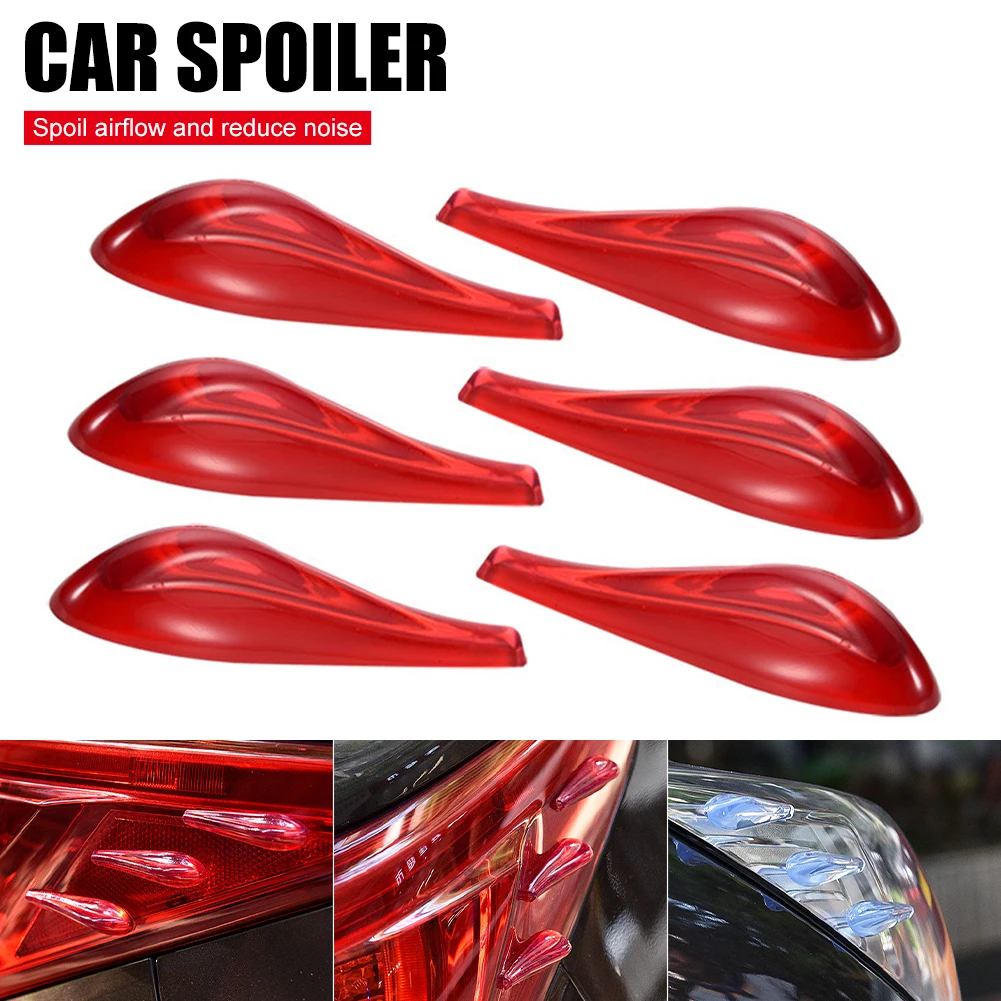 New Style 6Pcs Car Tail Light Spoiler Sticker Decorative Strips Anti Collision Reduce Resistance Wind Noise Taillight Sticker
New Style 6Pcs Car Tail Light Spoiler Sticker Decorative Strips Anti Collision Reduce Resistance Wind Noise Taillight Sticker