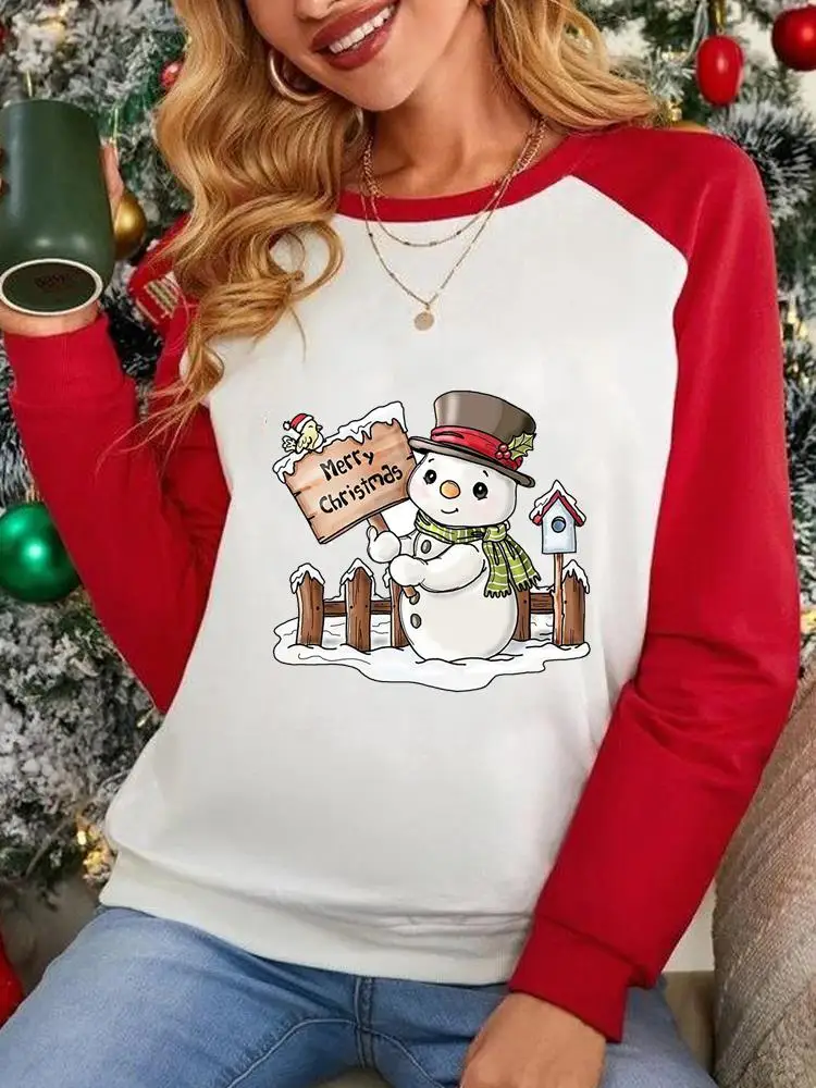 Футболка женская с графическим принтом, мультяшный рисунок снеговика, рукав реглан, одежда на Рождество, топ с новогодним принтом
Футболка женская с графическим принтом, мультяшный рисунок снеговика, рукав реглан, одежда на Рождество, топ с новогодним принтом